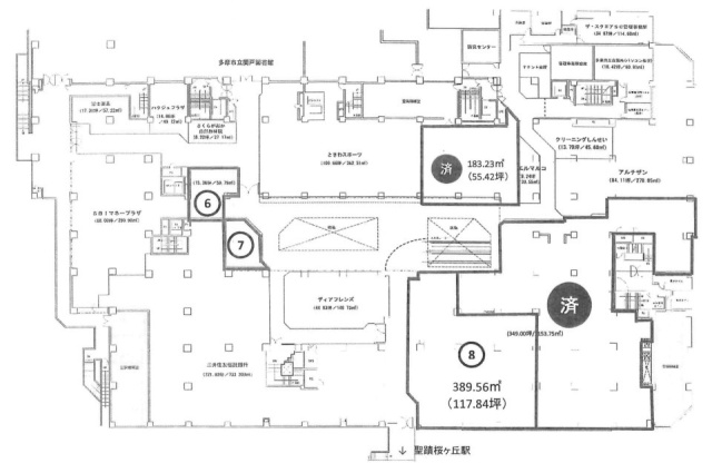 ザ・スクエア8 間取り図