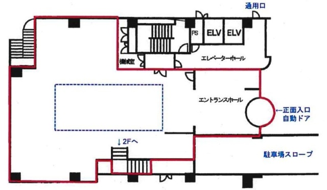 プライム広尾ビル1F 間取り図