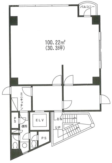 弘林ビル4F 間取り図