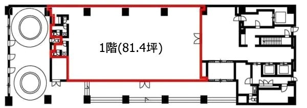 DS海岸ビル1F 間取り図