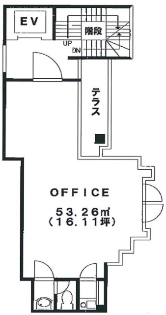 サバンク池尻ビル2F 間取り図