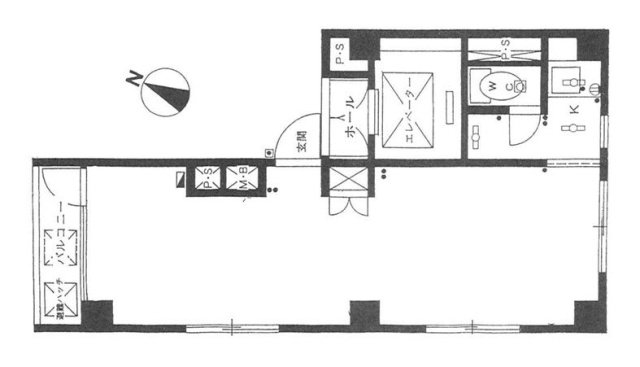 北の丸ビル3F 間取り図