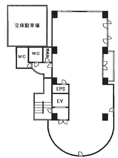 第三渡邊ビル5F 間取り図