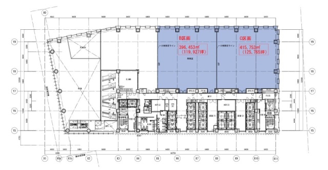 歌舞伎座タワーB 間取り図