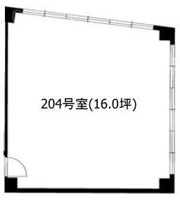 清水ビル204 間取り図