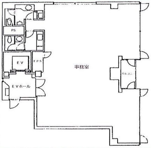 アドミラル紀尾井町ビル2F 間取り図