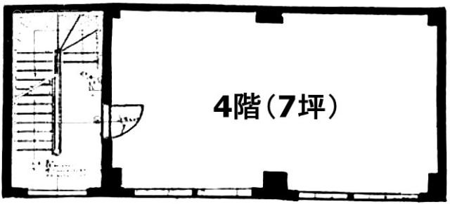 尾留川(びるかわ)ビル4F 間取り図