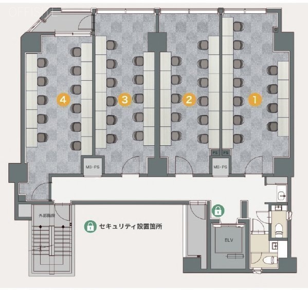 NOW/HERE横浜関内403 間取り図