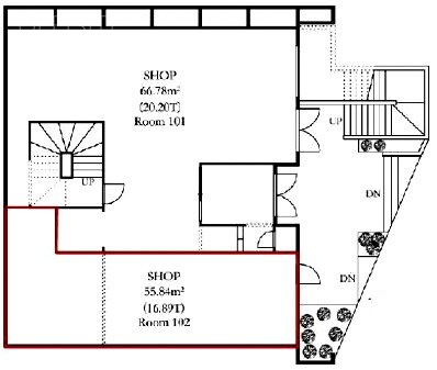 SP元麻布102 間取り図