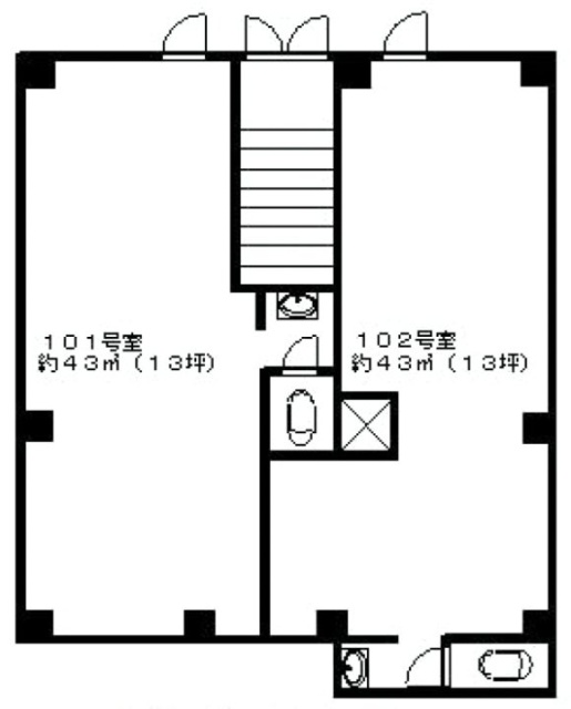 FMビル102 間取り図