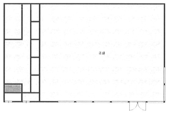 多古町店舗1F 間取り図
