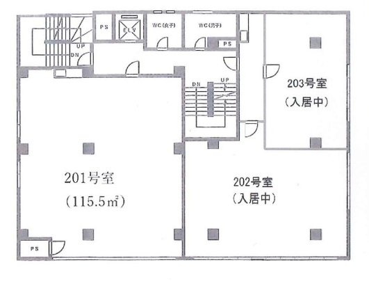 霜ビル1201 間取り図