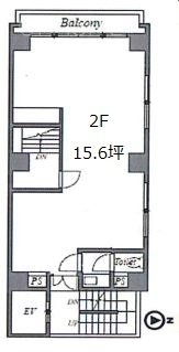 ユーコート新御徒町2F 間取り図