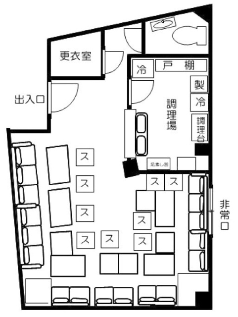 第1金正ビル203 間取り図
