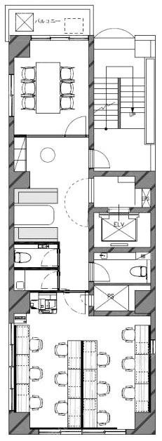 神保町センタービル6F 間取り図