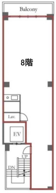 第一直樹ビル8F 間取り図
