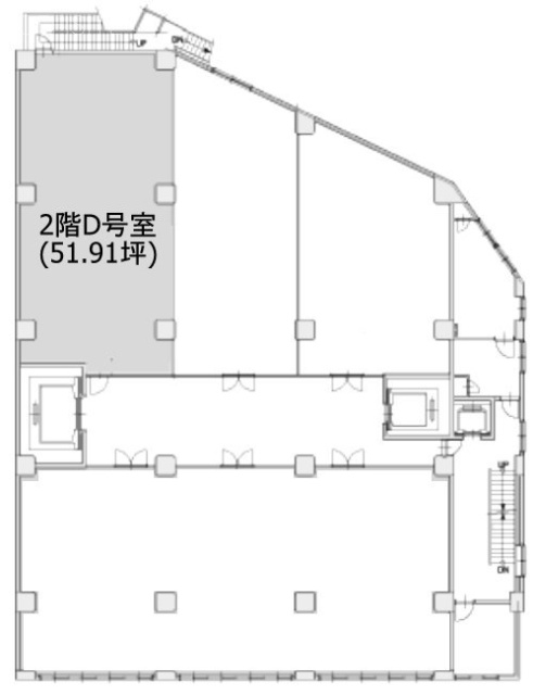 イマス箱崎ビルD 間取り図