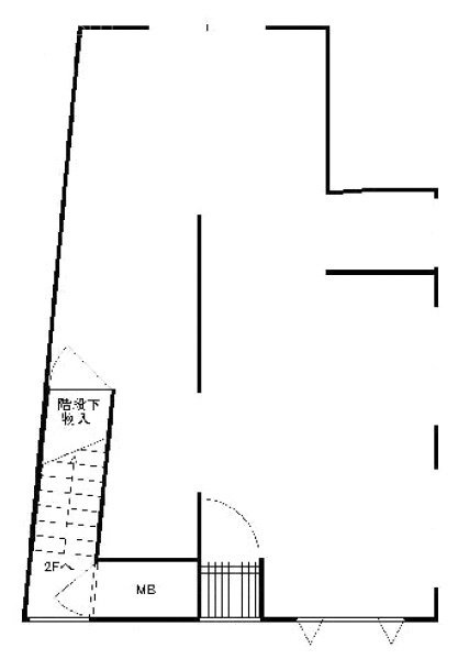 根木英光ビル1F 間取り図