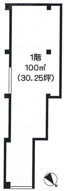 須藤第5マンションビル1F 間取り図