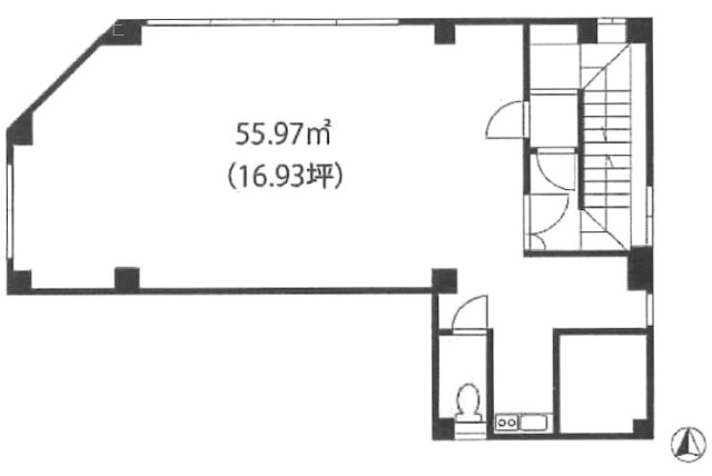 菅俣ビル2F 間取り図