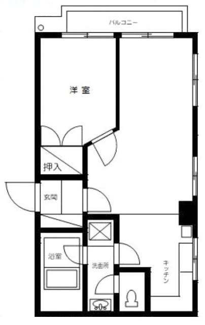 池之端ヒロ・ハイツ1001 間取り図