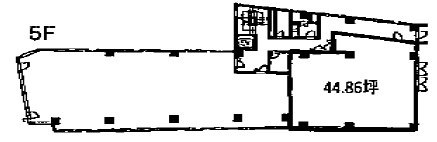 森町ビル5F 間取り図