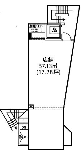 ビサンテ恵比寿2F 間取り図