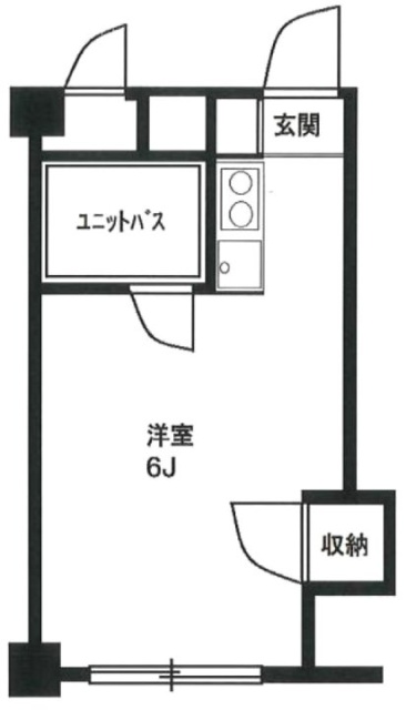 ナウルマンション107 間取り図