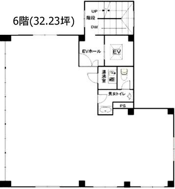 協栄ビル6F 間取り図