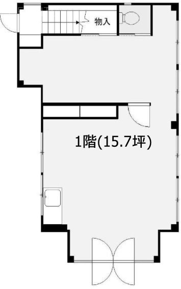 ツーエムビル1F 間取り図