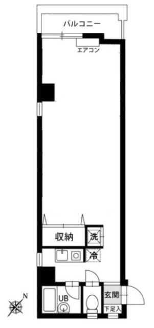 シティーコープ平沼304 間取り図