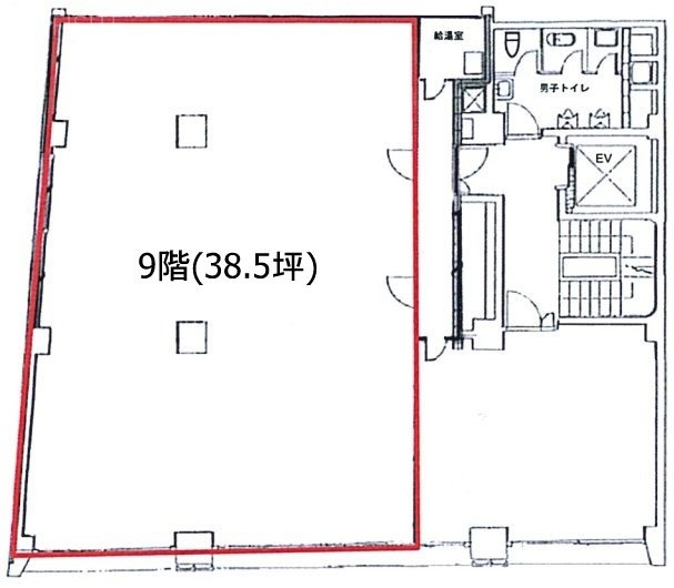 小谷ビル9F 間取り図