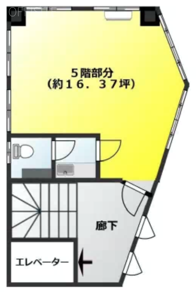 久川ビル5F 間取り図