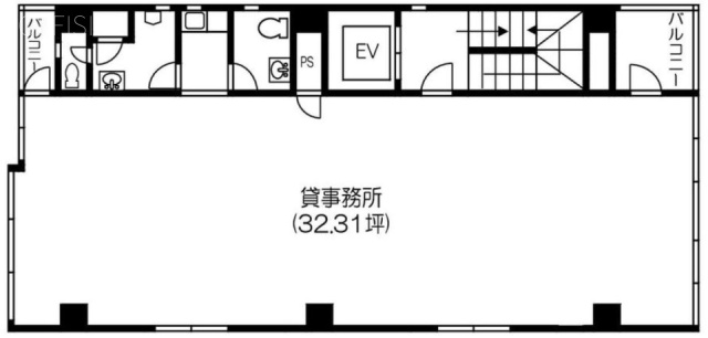 奥谷ビル3F 間取り図