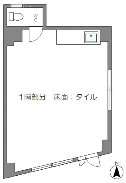 ヴィラフランセ14ビル101 間取り図