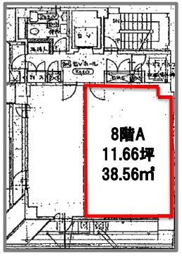 銀座プルミエビルA 間取り図