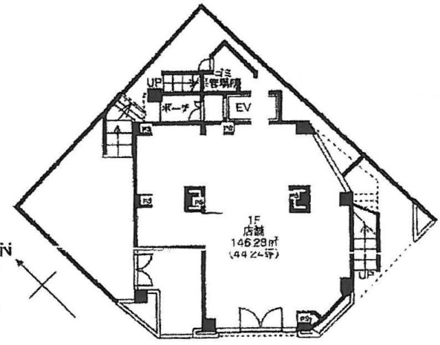 プライムアーバン目黒青葉台1F 間取り図