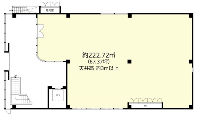 共栄ビル1F 間取り図