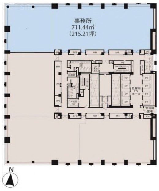 オリナスタワー17F 間取り図