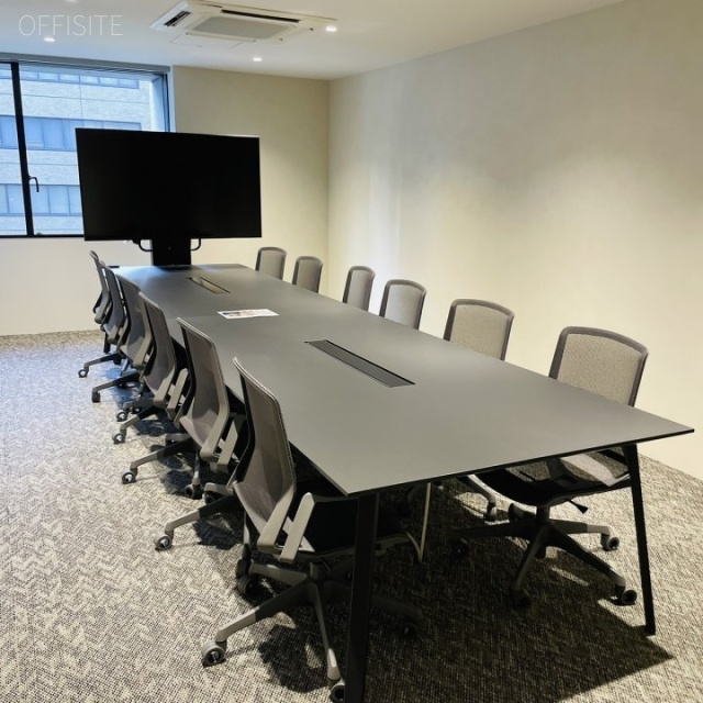 八丁堀グランデビル5F 5Fセットアップ会議室(12人掛けテーブル)
