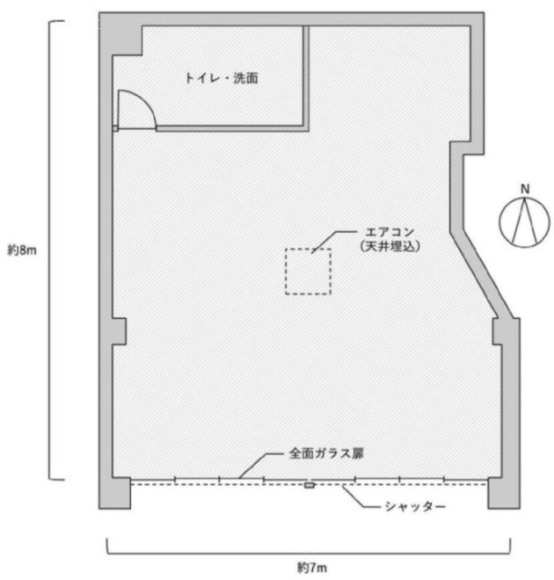 山本ビル101 間取り図