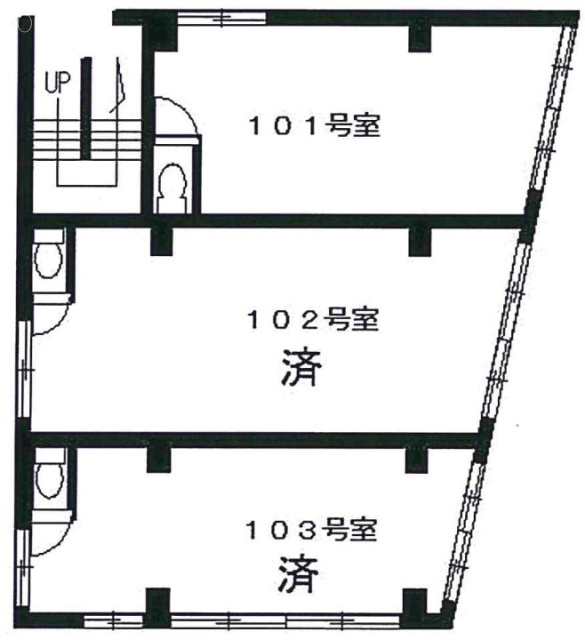 山上ビル101 間取り図