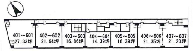 大宮大鷹ビル506 間取り図