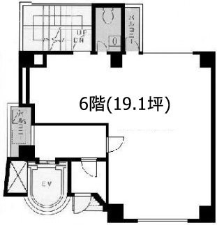 MG雷門ビル6F 間取り図