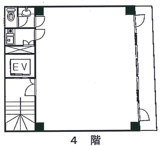 イズミナビル4F 間取り図