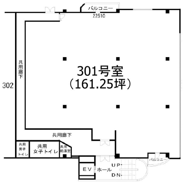 ウィステリアMFビル301 間取り図