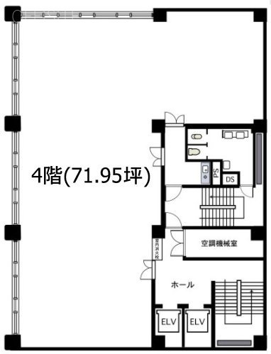 小伝馬町YSビル4F 間取り図