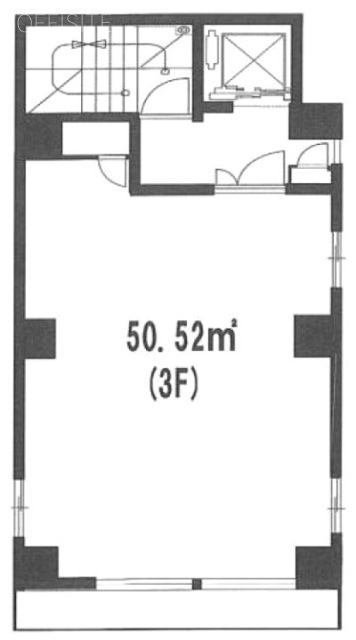 ルクシェール蒲田ビル3F 間取り図