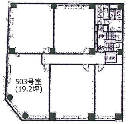KN日本橋ビル503 間取り図
