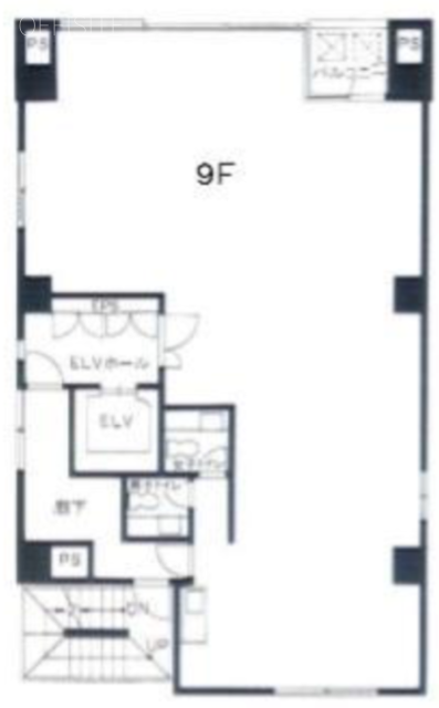 D&F御茶ノ水ビル9F 間取り図